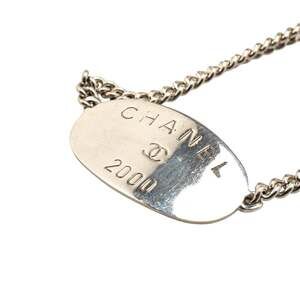 CHANEL Authentic Silver Necklace